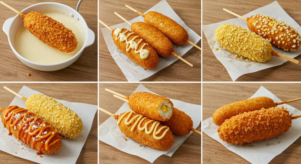 How to Make a Korean Corn Dog Without Yeast